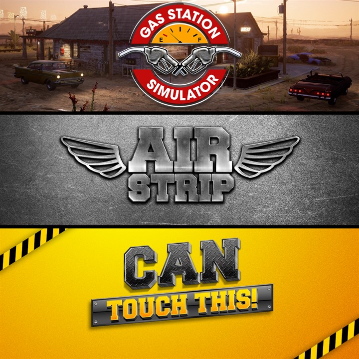 Gas Station Simulator Airstrip DLC and Can Touch This DLC Bundle
